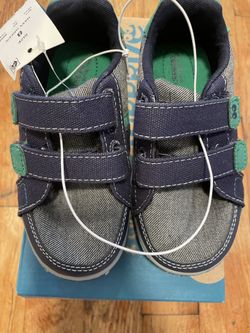 Green Navy Boys Sneakers 