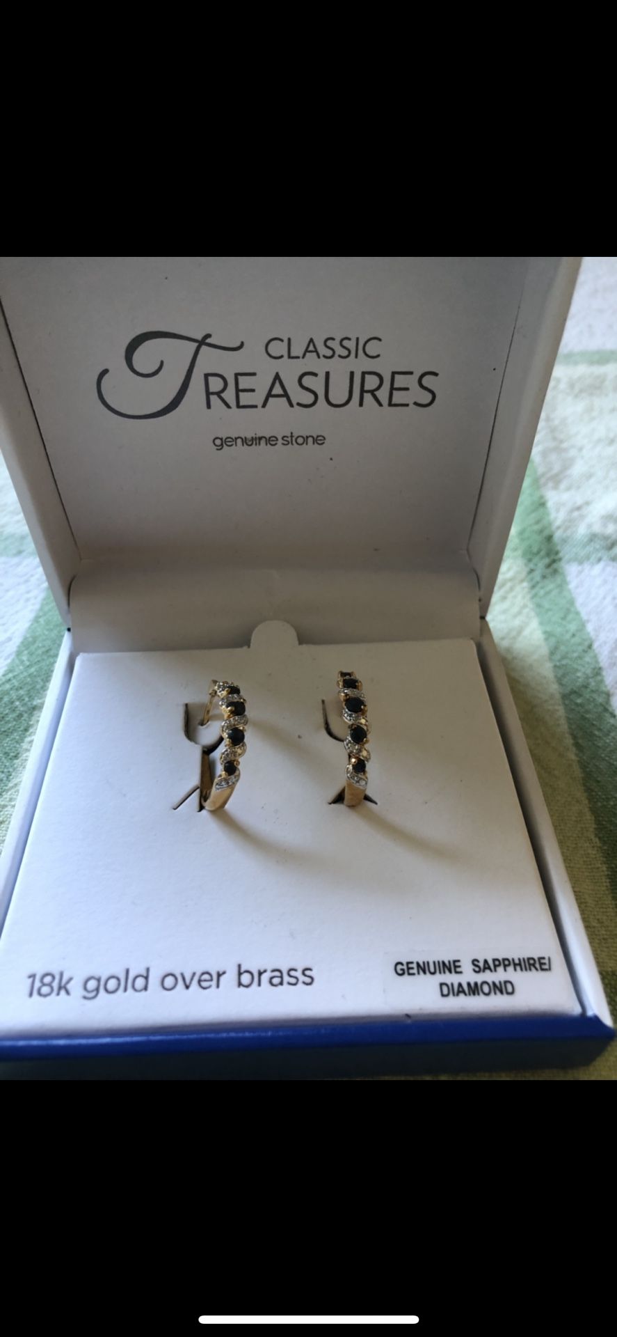 Sapphire earrings