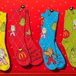 McDonald’s grinch meal socks 