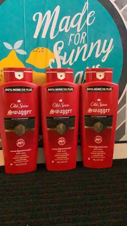 Old Spice Swagger Cedarwood Body Wash 3-Pack. Price is firm