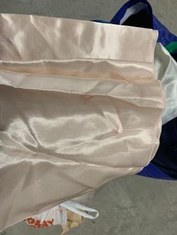 3 blush pink napkins