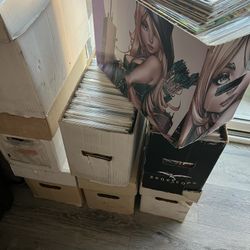 7 Boxes Of Comic Lot