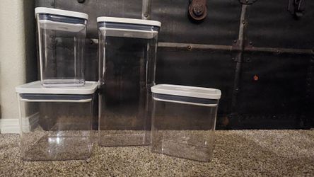 Oxo pop top containers