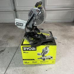 RYOBI 14 Amp Corded 10 in. Compound Miter Saw with LED Cutline Indicator