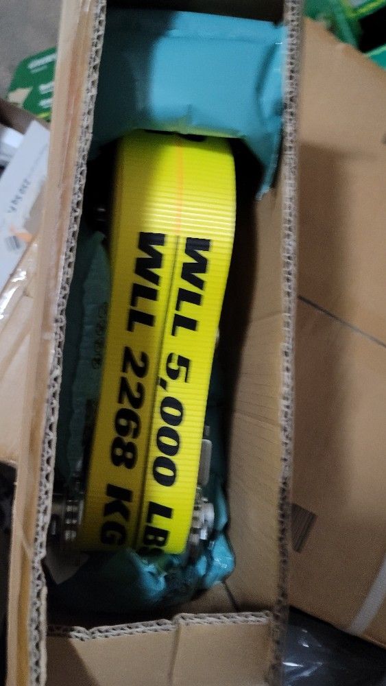 27 ft. x 3 in. x 15,000 lbs. Ratchet Buckled Strap Tie Down