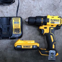 Dewalt 20 V Max Brushless Drill + Batery + Charger