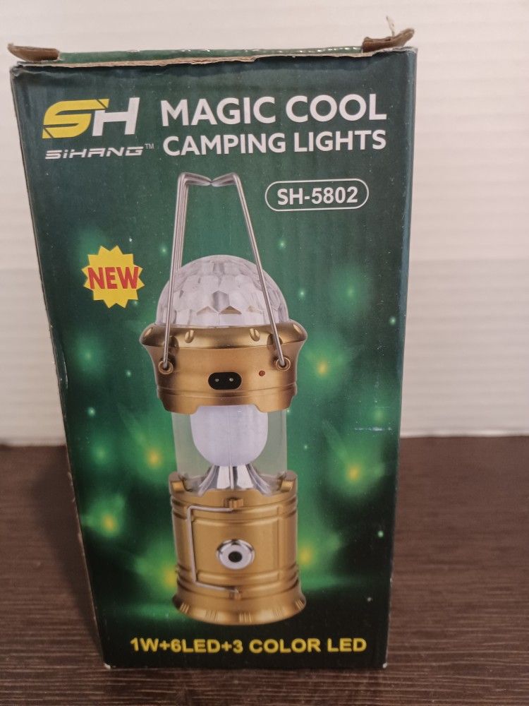 Sihang Magic Cool Camping Light Rechargeable New In Box 