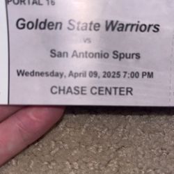 Warriors Vs Spurs Tickets April 9, 2025. No TicketMaster Fee
