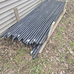 Fence posts powder coated 8'