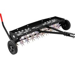 40-Inch Tow Behind Spike Aerator with Galvanized Steel Tines - See Notes