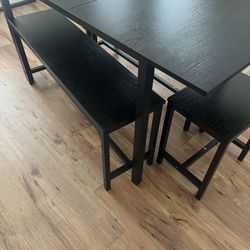 Kitchen Table With Benches 