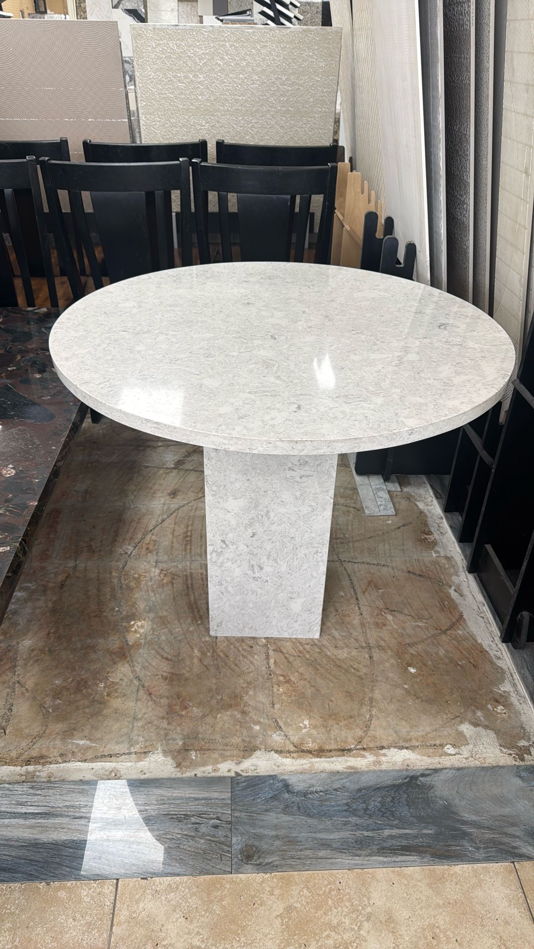 Kitchen Table Made From Cambria Quartz