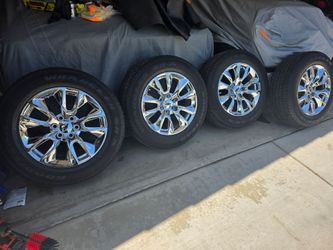 20" rims and tires for chevy