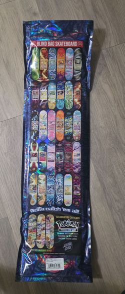 Pokémon x Santa Cruz Blind Bag Skateboard Deck