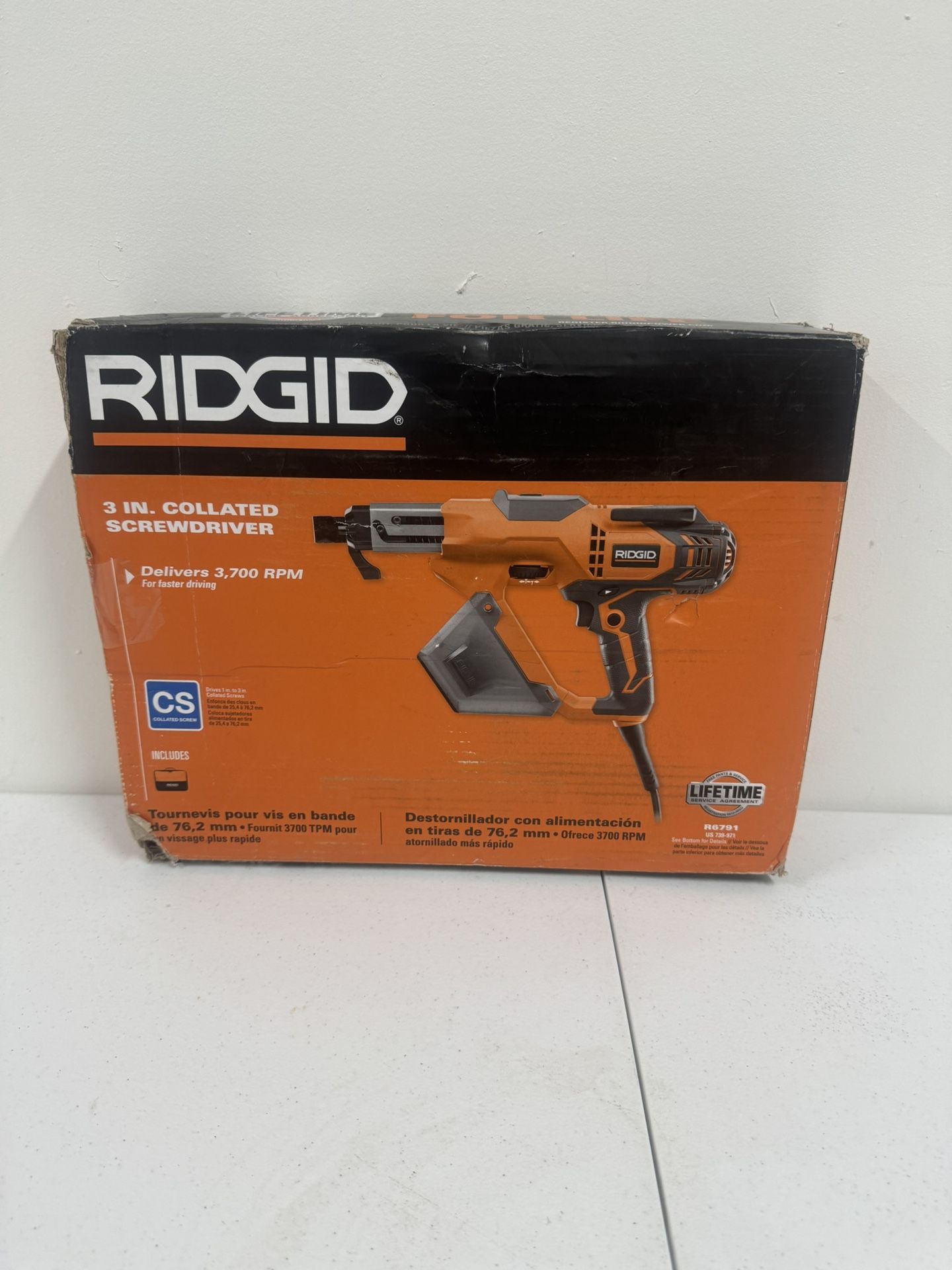RIDGIT 3 in. Drywall and Deck Collated Screwdriver