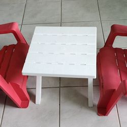 Kids Table W/ Chairs