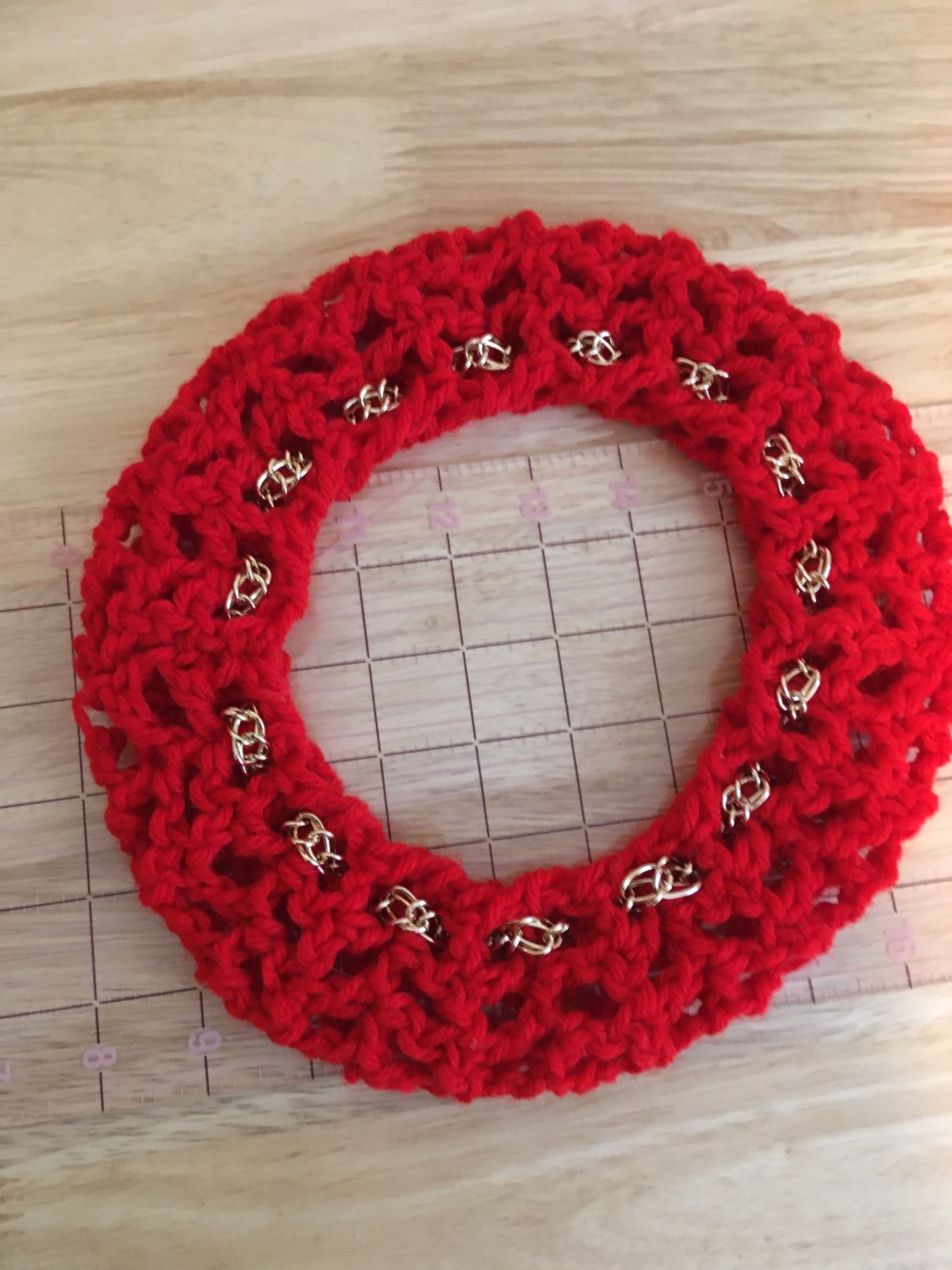 Crochet Neck Ring Scarf