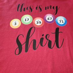 Custom Bingo Graphic Tee 