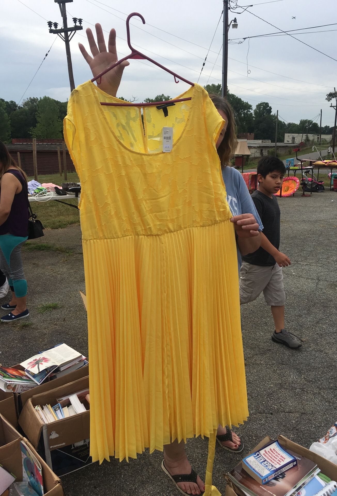 Yellow lane Bryant dress