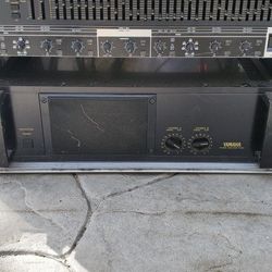 Dj equipment Yamaha amplifier Yamaha equalizer