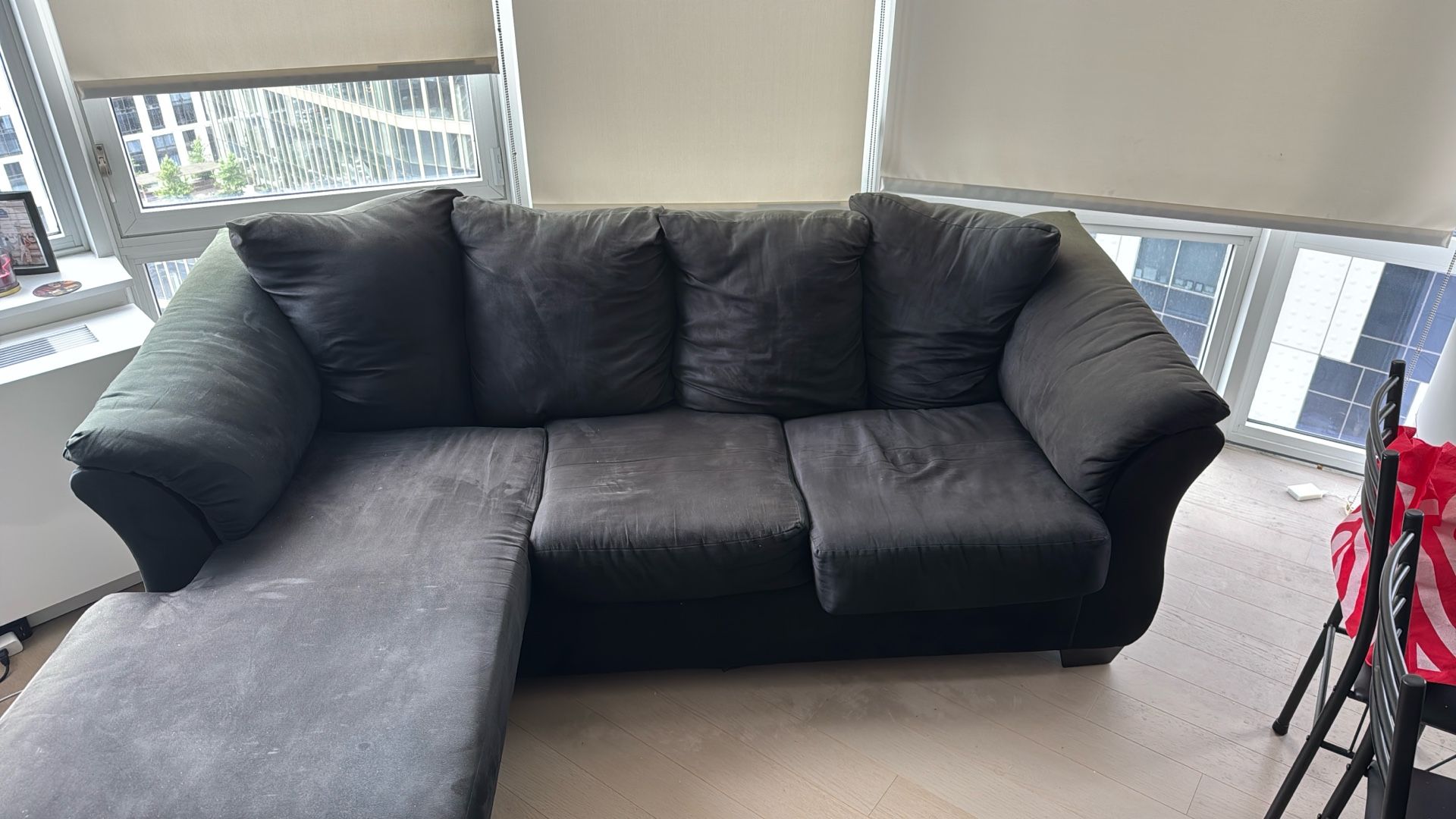 L shaped couch