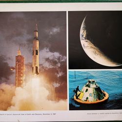 Vintage 4 APOLLO Montage pictures, fr. Rockwell Press