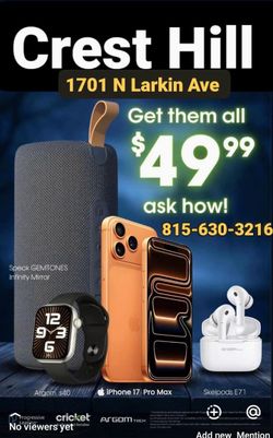 Plan De Pago Disponible Crest Hill Cricket 1701 N Larkin Ave Ste 901