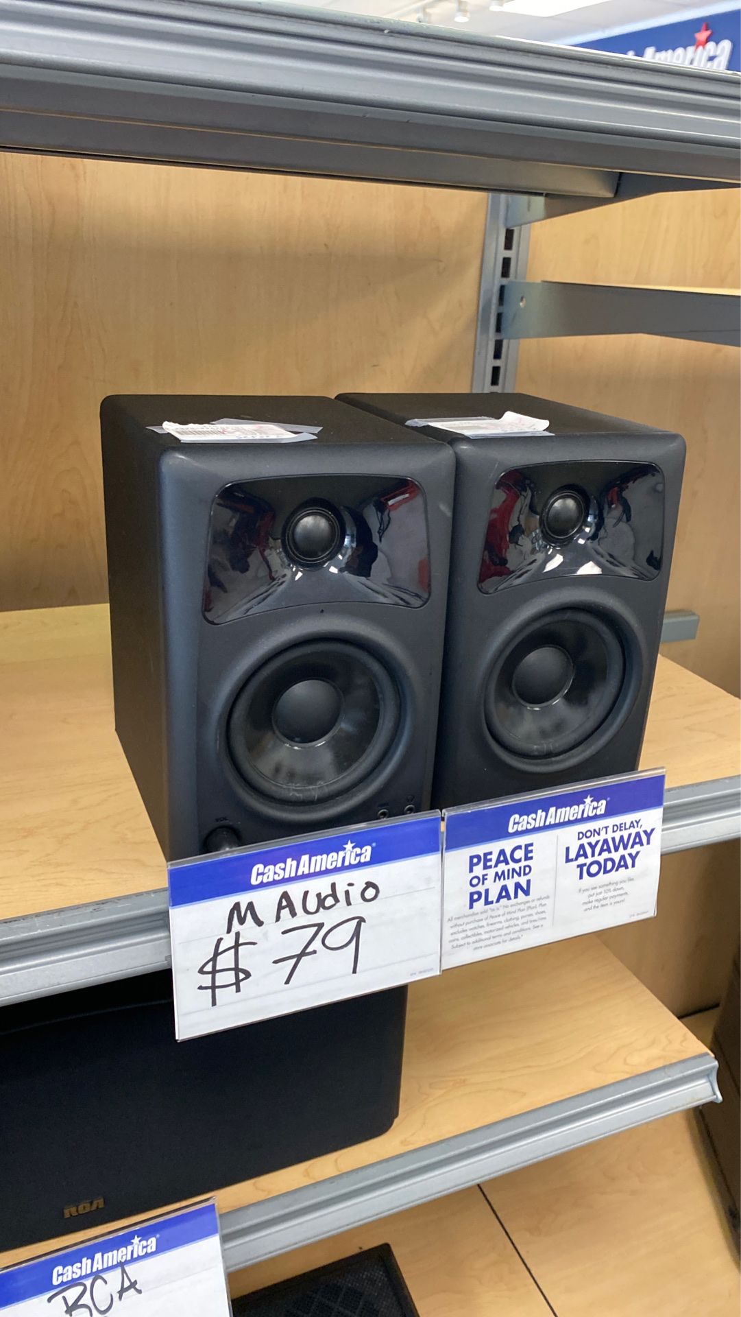 M audio speakers