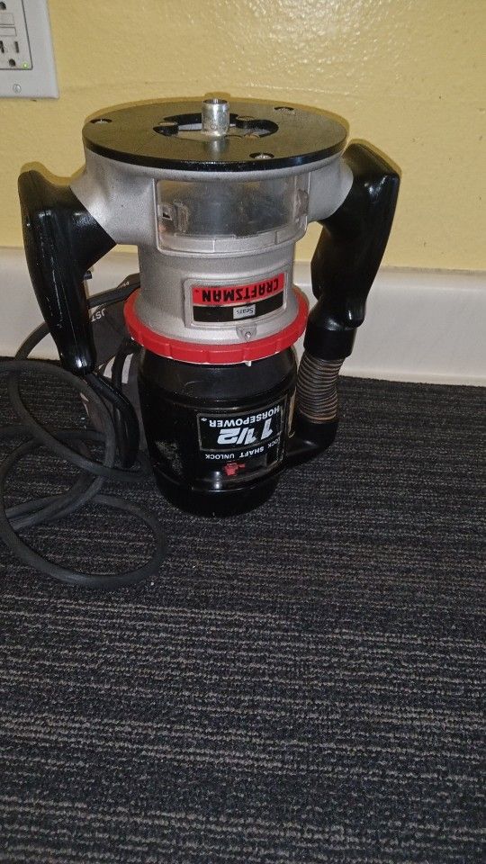 Craftsman Sears 1.5 HP Electric Router In Good Condition