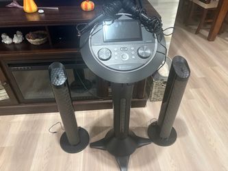 Singing Machine Karaoke System with Tower Speakers