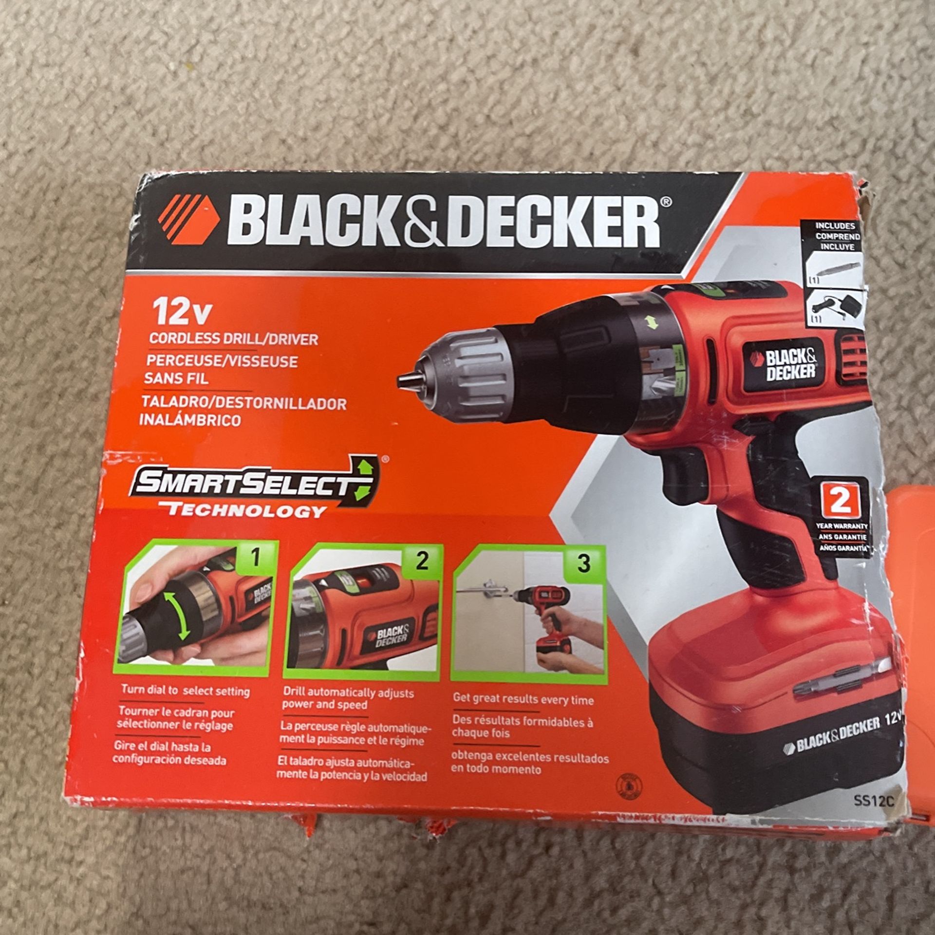 Black And Decker Cordless Drill