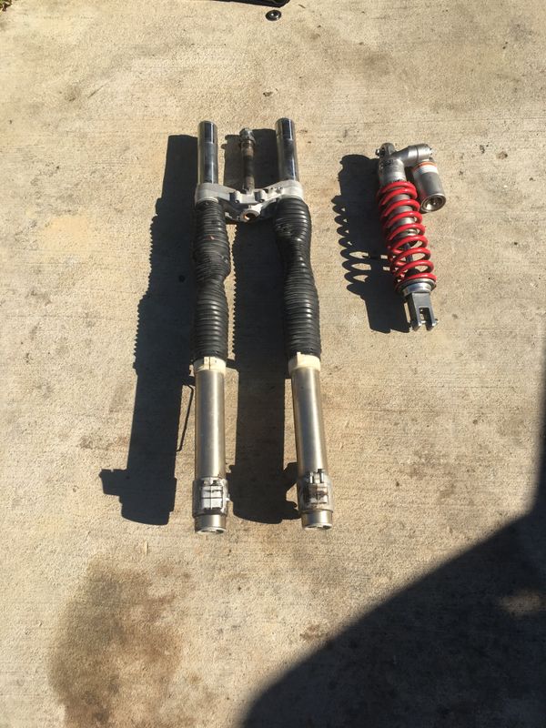 Suzuki drz400 forks and shock drz 400 kx rm cr yz 250 450 for Sale in