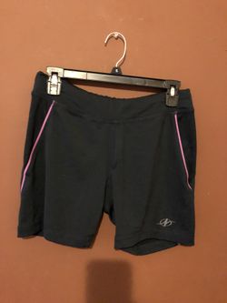 Nordic track workout shorts black size medium