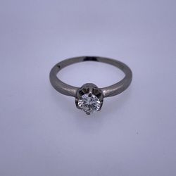 10k White Gold 0.40CT Diamond Engagement/Wedding Ring