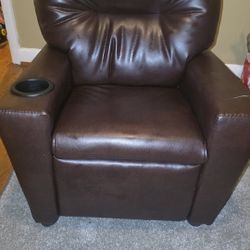 Toddler Leather Recliner *Never Used*