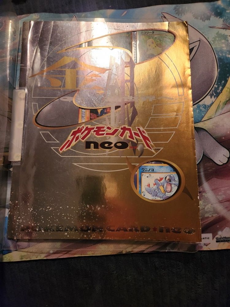 Pokemon Japanese Neo Genesis Series 1 Card Binder
