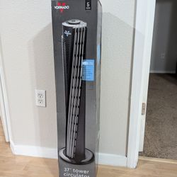 Tower Fan Black