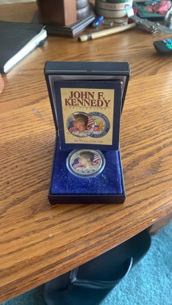 1964 John F Kennedy Half Dollar Full Color 