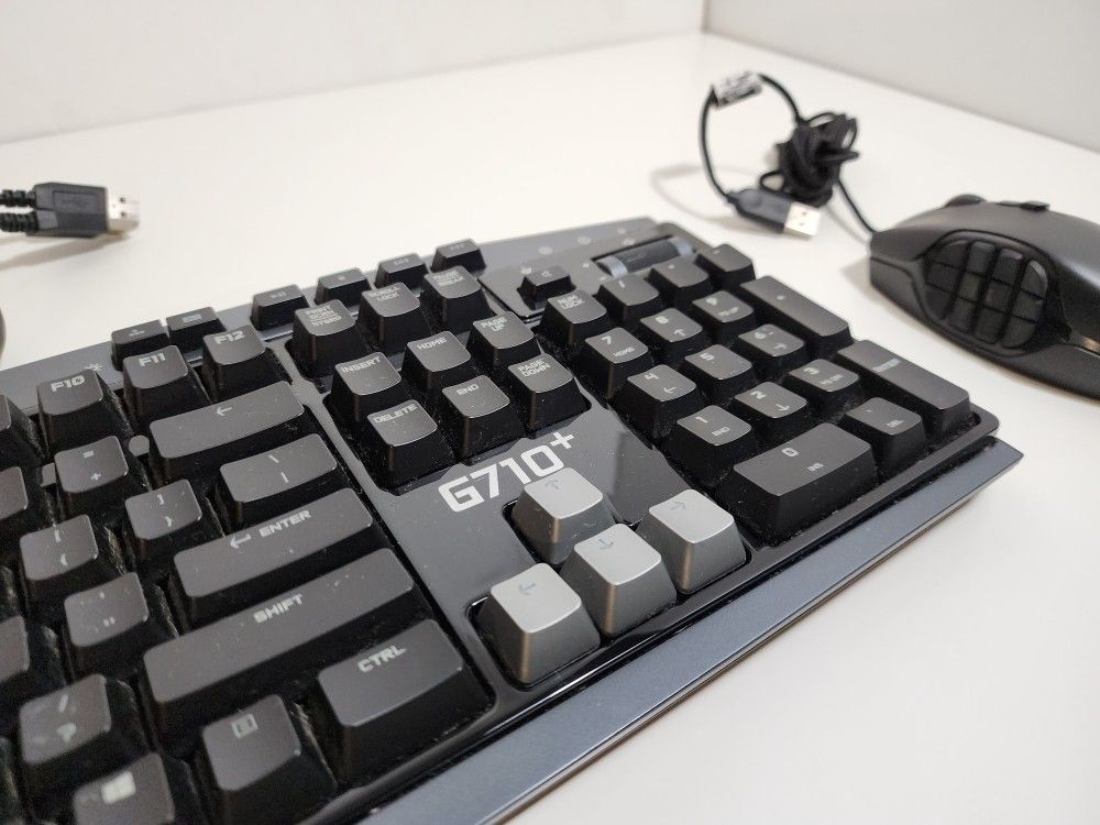 Logitech G710+ Wired Gaming Keyboard and Mouse