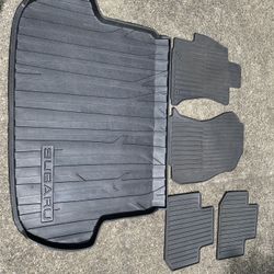 Subaru Forester OEM All Weather Floor Mats  & Cargo Mat