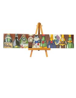Ceramic Tile Wine-Themed wall Decor