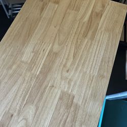 Husky 62x24 Adjustable Height Table on 4 Wheels With Brakes 100% Good Solid Strong 