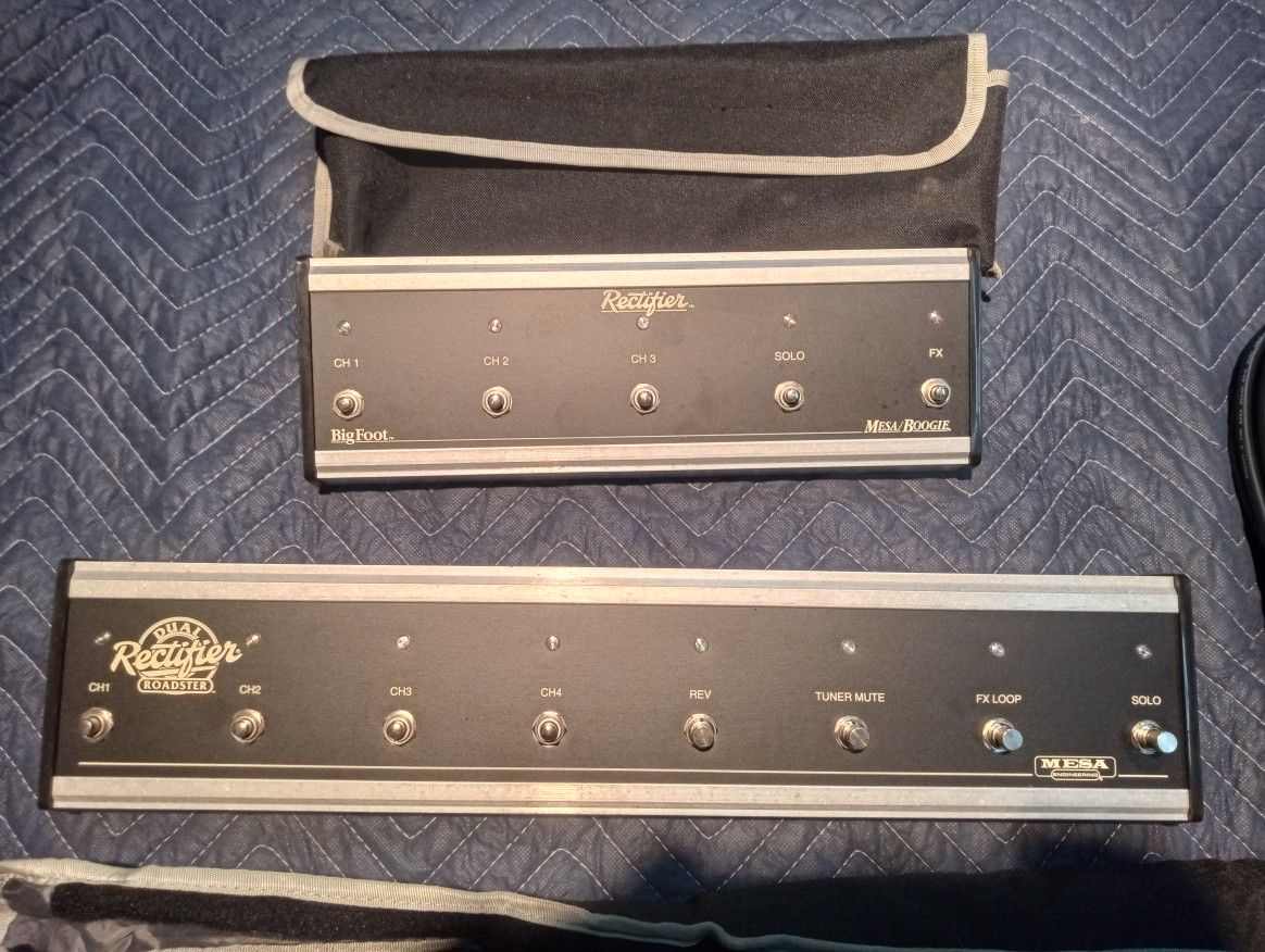 2 Mesa Boogie Dual Rectifier Foot Switches