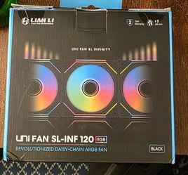 Lian Li UNI Fan SL-Infinity 120 RGB - Triple Pack (Black)
