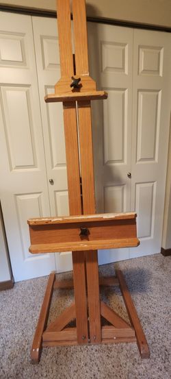 Artist Easel 86" Solid Oak