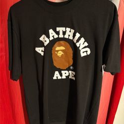 A Bathing Ape College t-shirt In Black