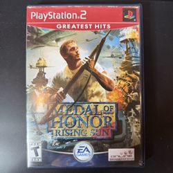 Medal of Honor Rising Sun PS2 — Tested & Working