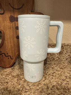 Simple Modern Snowflake Tumbler 