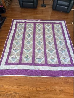 Flower basket quilt