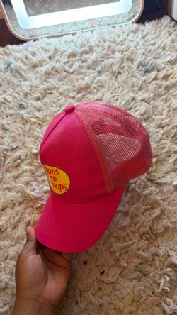 Pink bass pro shop hat